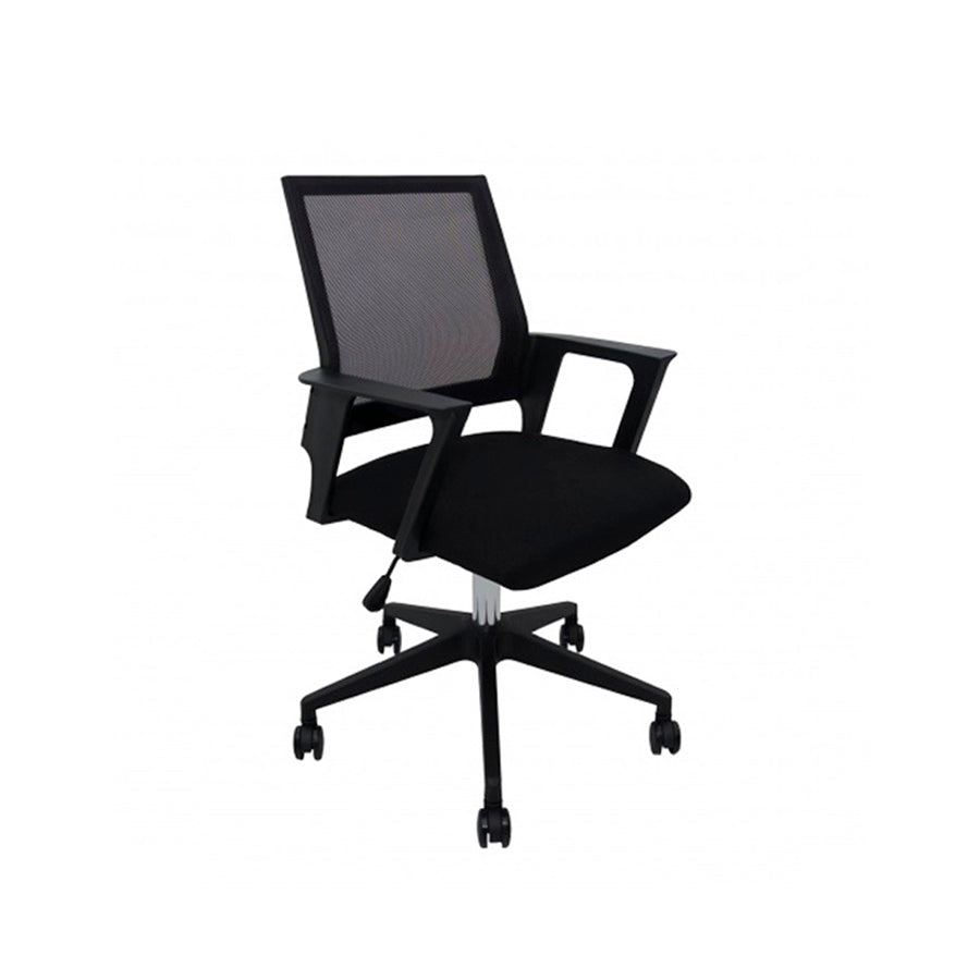 Silla para oficina con ruedas y respaldo de tela mesh