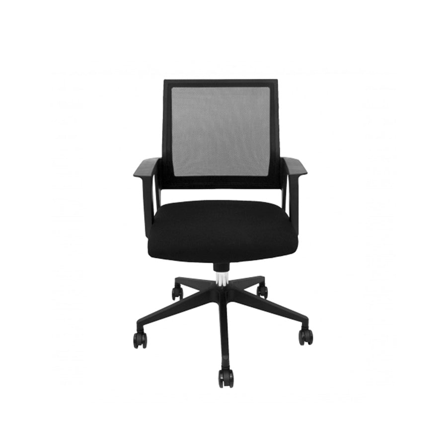 Silla para oficina con ruedas y respaldo de tela mesh