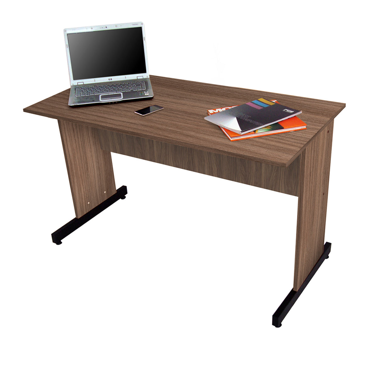 Mesa para oficina color nogal