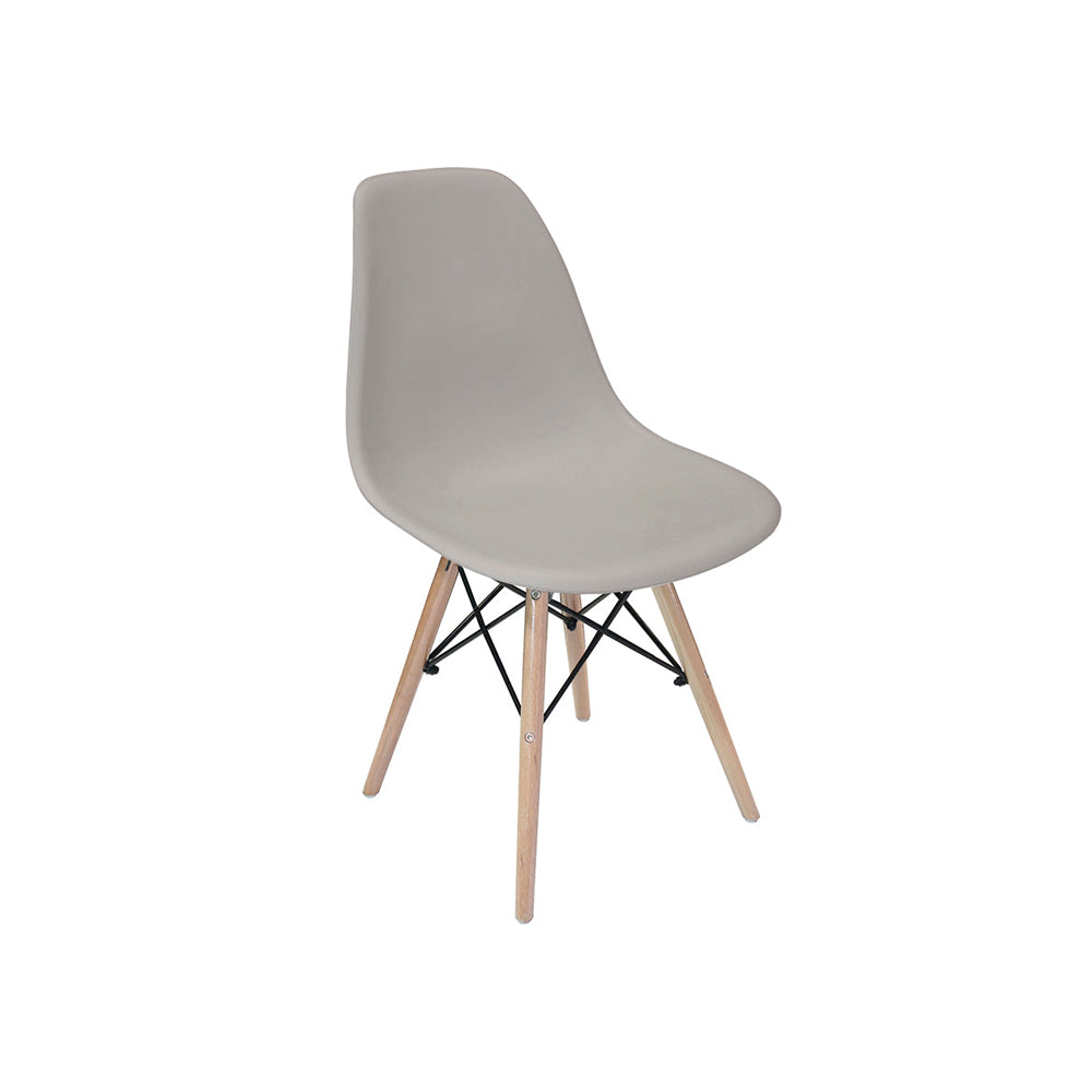 Silla retro estilo rocco color gris silla rocco